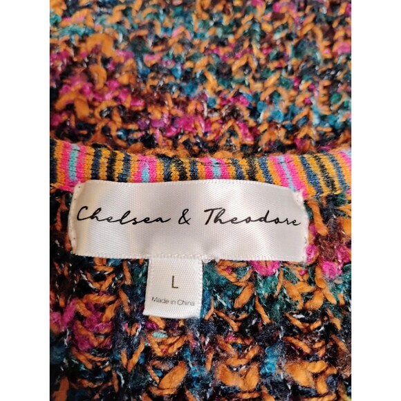 Chelsea & Theodore Women's‎ Multicolored Sweater, Size L - Picture 3 of 5